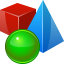 3D Objects Icon 64x64 png